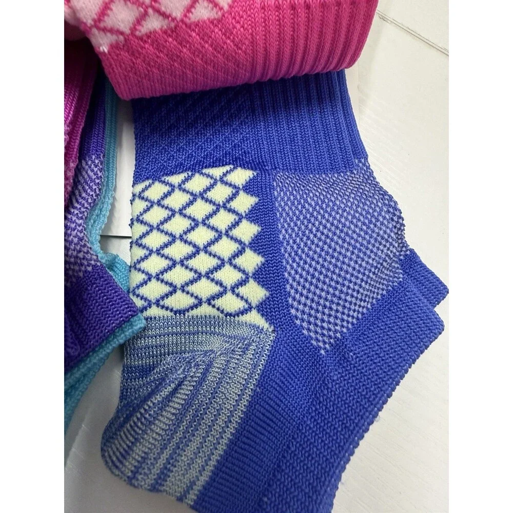 Hanes Womens 6 Pair Performance Cool Compression Heel Shield Socks - Size 8-12
